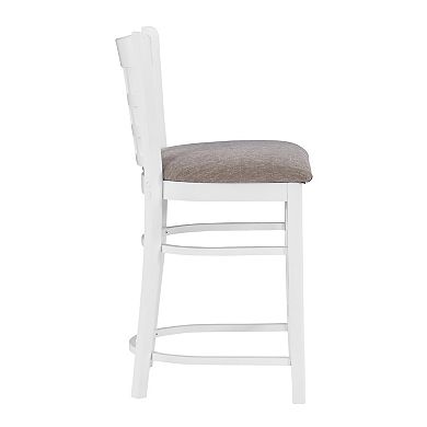 Linon Lola Counter Stool 2-piece Set