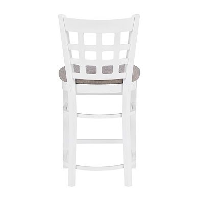 Linon Lola Counter Stool 2-piece Set
