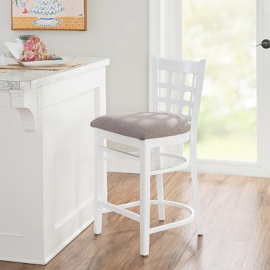 Linon Lola Counter Stool 2-piece Set