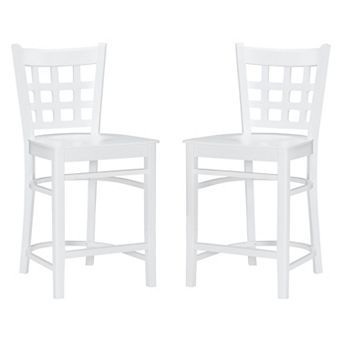 Linon Lola Counter Stool 2 pc Set