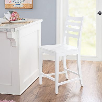 Linon Flynn 22.5-in. Counter Stool 2-piece Set