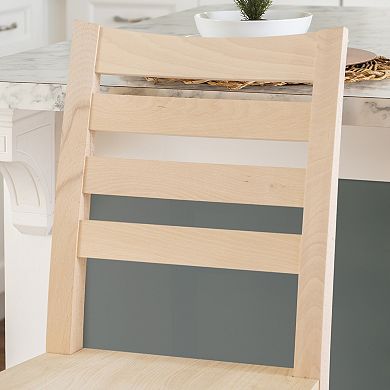 Linon Flynn 22.5-in. Counter Stool 2-piece Set
