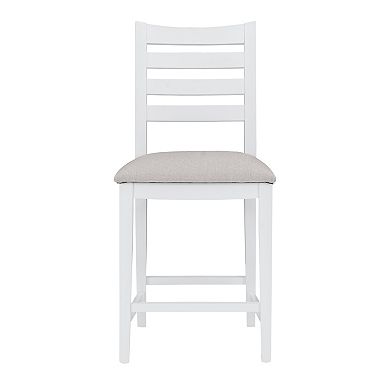 Linon Flynn 22.5-in. Counter Stool 2-piece Set