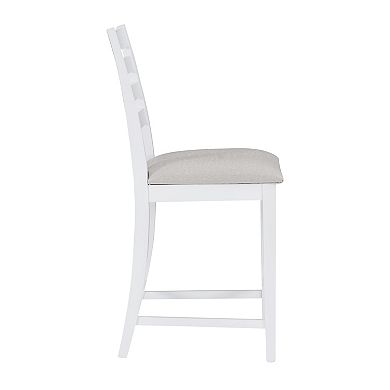 Linon Flynn 22.5-in. Counter Stool 2-piece Set