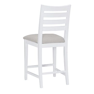 Linon Flynn 22.5-in. Counter Stool 2-piece Set