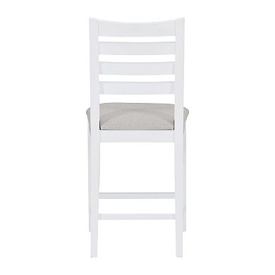 Linon Flynn 22.5-in. Counter Stool 2-piece Set