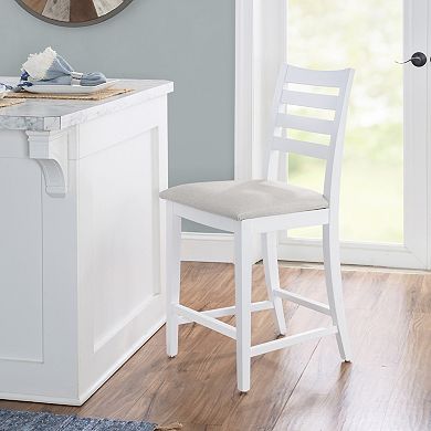 Linon Flynn 22.5-in. Counter Stool 2-piece Set