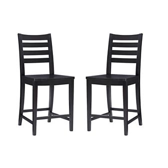 Linon Flynn 22.5 in Counter Stool 2 pc Set