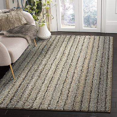 Garland Rug Striped Shag 9x12