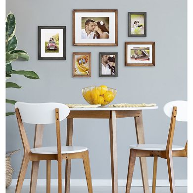 Kate and Laurel Bordeaux Gallery Collage Wall Frame 6-piece Set