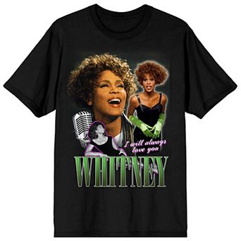 Men's Whitney Houston I Will Always Love You Tee