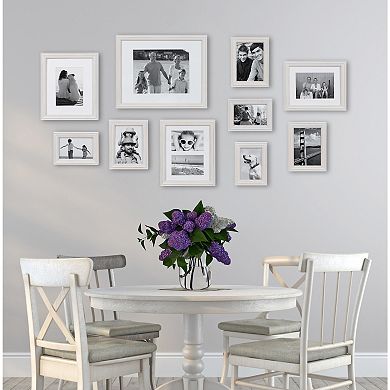 Kate and Laurel Bordeaux Gallery Large Collage Wall Frame 10-piece Set