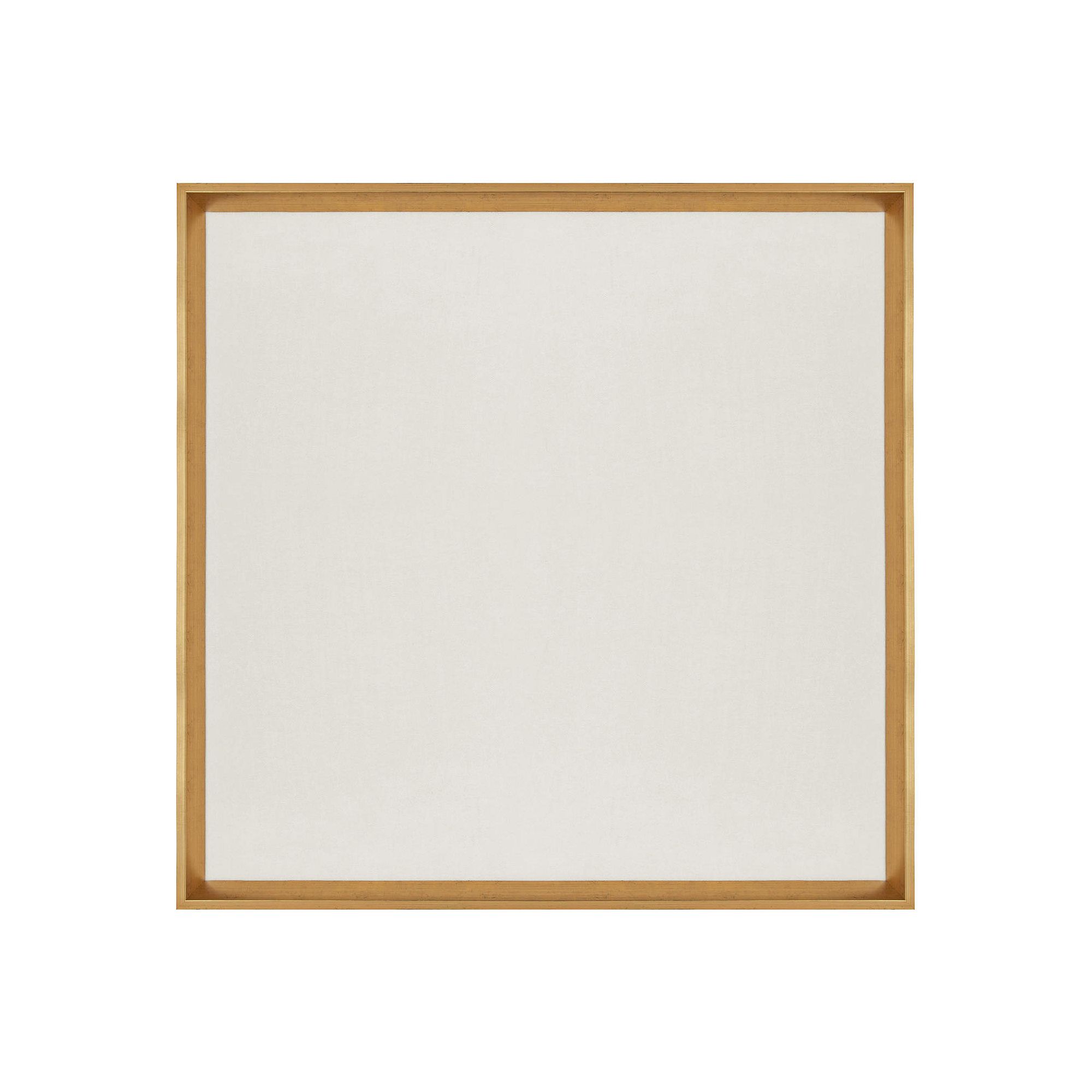 Kate and Laurel Calter Framed Faux Linen Pin Memo Board Wall Decor, Gold