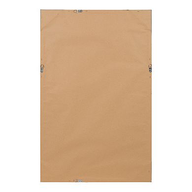 Kate and Laurel Calter Framed Faux Linen Pin Memo Board Wall Decor