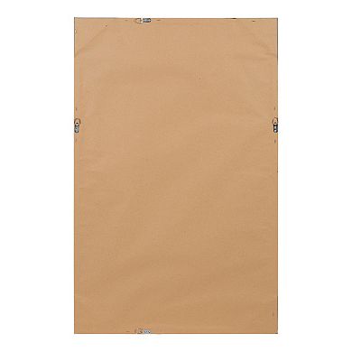 Kate and Laurel Calter Framed Faux Linen Pin Memo Board Wall Decor