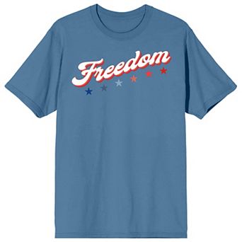 Men's Americana Freedom Blue Fog Tee