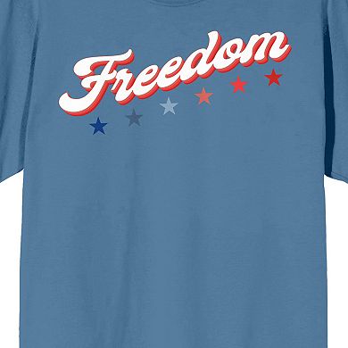 Men's Americana Freedom Blue Fog Tee