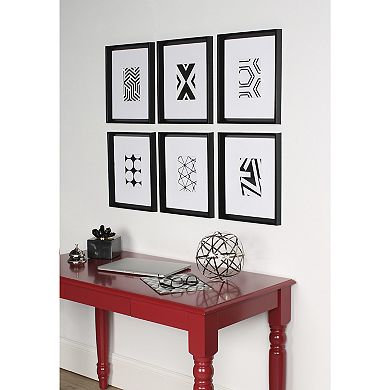 Kate and Laurel Calter Geometric Framed Wall Art