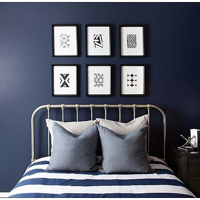 Kate and Laurel Calter Geometric Framed Wall Art