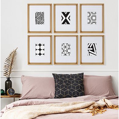 Kate and Laurel Calter Geometric Framed Wall Art