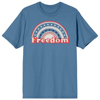 Men's Americana Freedom Rainbow Tee