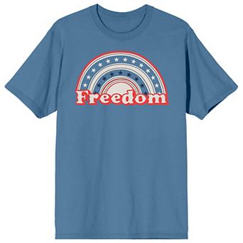 Men's Americana Freedom Rainbow Tee