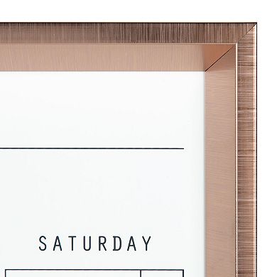 Kate and Laurel Calter Magnetic Dry Erase Month Calendar Framed Wall Art