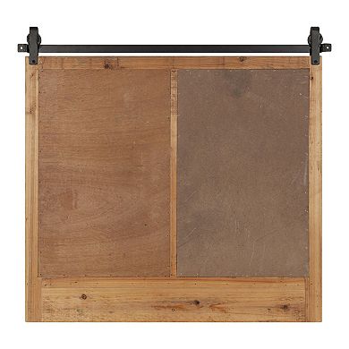 Kate and Laurel Cates Barn Door Magnetic Wall Decor
