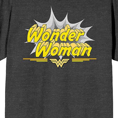 Men's Wonder Woman Comic Title Tee