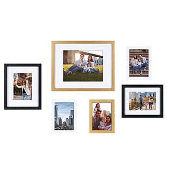 Kate and Laurel Gallery Wall Picture Frame 6 pc Set