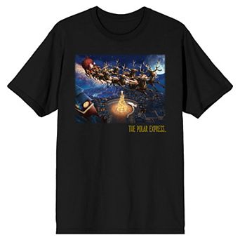 Men's Polar Express Santas Sleigh Tee