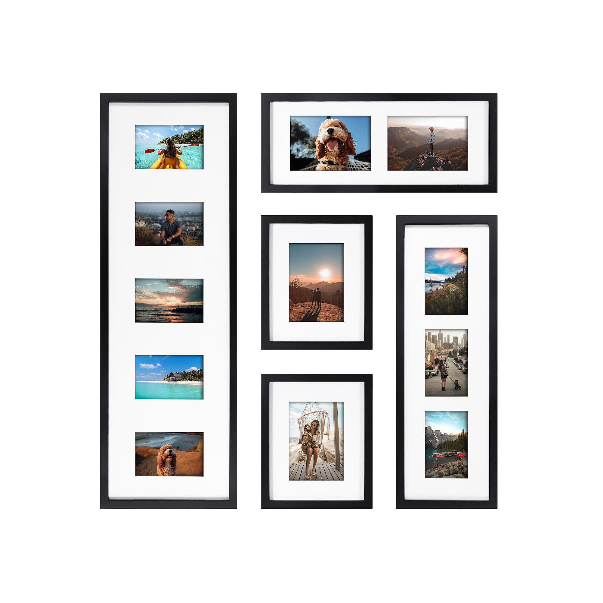 Kate and Laurel Gallery Wall Frame 5-piece Set, Black