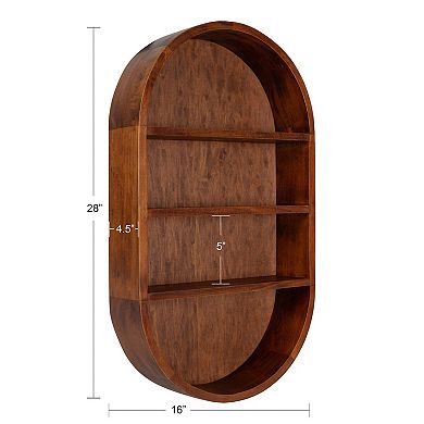 Kate and Laurel Hutton Capsule 3-Shelf Wall Decor