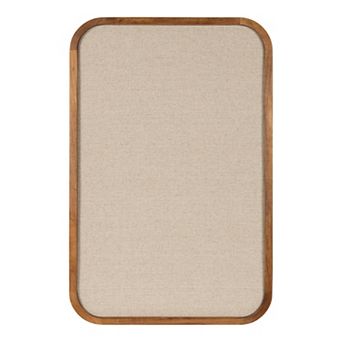 Kate and Laurel Hutton Round Corner Memo Board Wall Decor