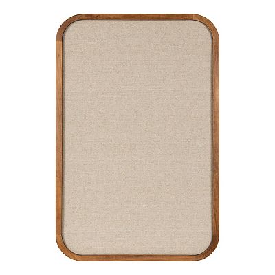 Kate and Laurel Hutton Round Corner Memo Board Wall Decor