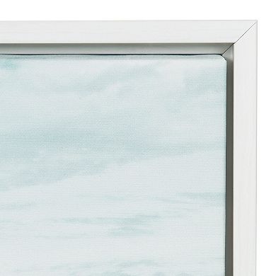 Kate and Laurel Sylvie Beach Framed Wall Art