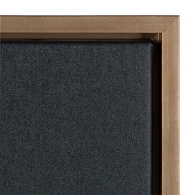 Kate and Laurel Sylvie Succulent Framed Canvas Wall Art