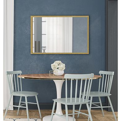 Kate and Laurel Travis Framed Bathroom Wall Mirror