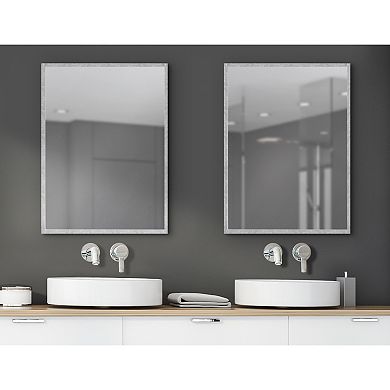 Kate and Laurel Travis Framed Bathroom Wall Mirror