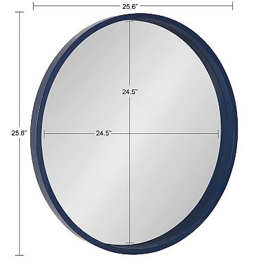 Kate and Laurel Travis Round Wall Mirror