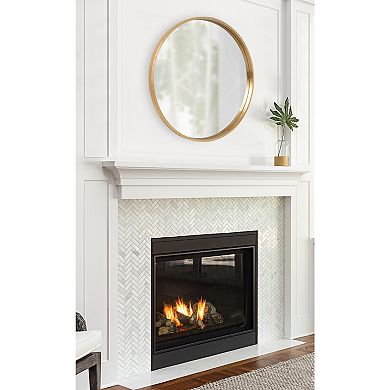 Kate and Laurel Travis Round Wall Mirror