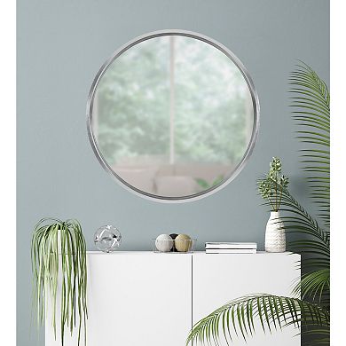 Kate and Laurel Travis Round Wall Mirror