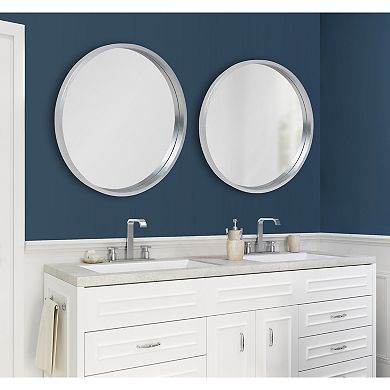 Kate and Laurel Travis Round Wall Mirror