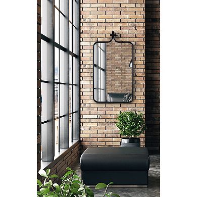 Kate and Laurel Yitro Rectangle Framed Wall Mirror