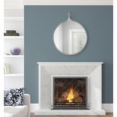 Kate and Laurel Yitro Round Framed Wall Mirror