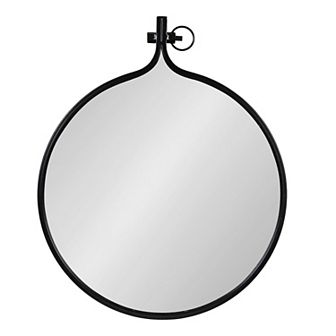 Kate and Laurel Yitro Round Framed Wall Mirror