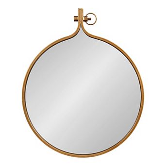Kate and Laurel Yitro Round Framed Wall Mirror