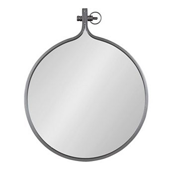 Kate and Laurel Yitro Round Framed Wall Mirror