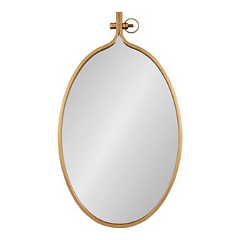 Kate and Laurel Yitro Oval Framed Wall Mirror