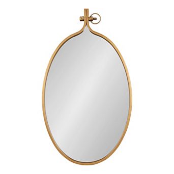 Kate and Laurel Yitro Oval Framed Wall Mirror